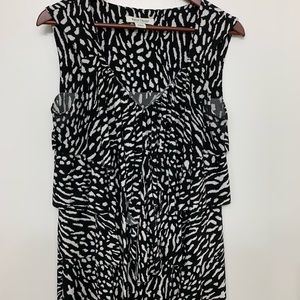 White House Black Market Ruffle Blouse, size L